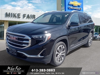 Used 2019 GMC Terrain SLT AWD,power sunroof,power liftgate hands-free,heated front seats,drivers' safety alert seat,rear camer for Sale in Smiths Falls, Ontario