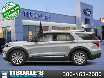 Used 2021 Ford Explorer Limited - Leather Seats - Cooled Seats for Sale in Kindersley, Saskatchewan