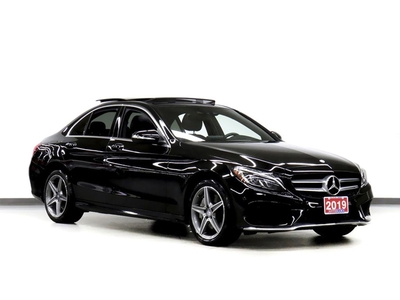 Used 2019 Mercedes-Benz C-Class 4MATIC AMG Pkg Nav 360Cam Pano roof BSM for Sale in Toronto, Ontario