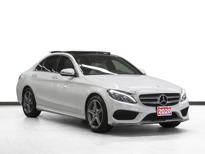 Used 2020 Mercedes-Benz C-Class 4MATIC AMG Pkg Nav Leather Pano roof BSM for Sale in Toronto, Ontario