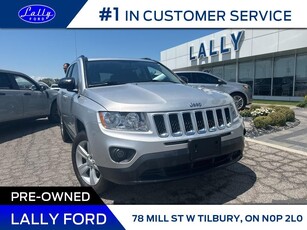 Used 2012 Jeep Compass Sport/North Sport, Moonroof, 4x4, Local Trade! for Sale in Tilbury, Ontario