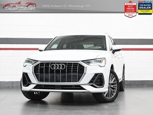Used 2020 Audi Q3 Progressiv No Accident S-Line Carplay Panoramic Roof Blind Spot for Sale in Mississauga, Ontario