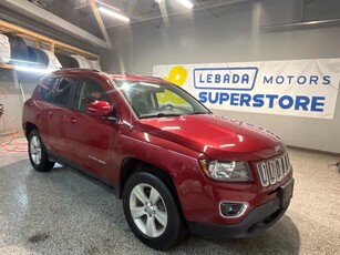 Used 2016 Jeep Compass HIGH ALTITUDE 4X4 * Sunroof * Leather * 6.5 inch touchscreen * AM/FM/CD/Hard-drivePower Locks/Windows/Mirrors * Hill Start Assist Electronic Stability for Sale in Cambridge, Ontario