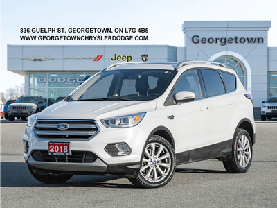 2018 Ford Escape Titanium 4WD / Pano Roof/ Leather