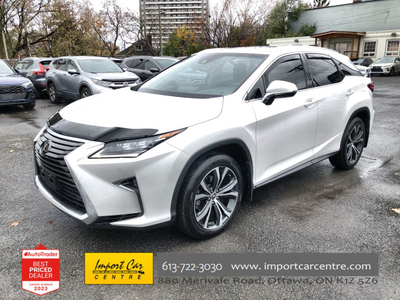 2018 Lexus RX 350 LEATHER, ROOF, HEATED & COOLED SEATS, BLIS,...