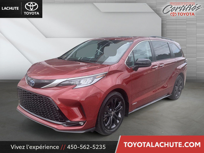 Toyota Sienna HYBRIDE XSE FWD Groupe Technologie 7 places 2021 à