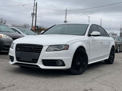 Used 2011 Audi A4 PREMIUM S-LINE / CLEAN CARFAX / SUEDE SEATS for Sale in Bolton, Ontario