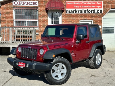 Used 2012 Jeep Wrangler Sport 4X4 SoftTop Auto FM/XM Bluetooth A/C Alloys for Sale in Bowmanville, Ontario