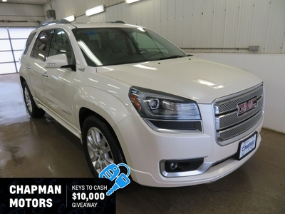 Used 2015 GMC Acadia Denali Remote Start, Power Liftgate, Heated & Cooled Front Seats for Sale in Killarney, Manitoba