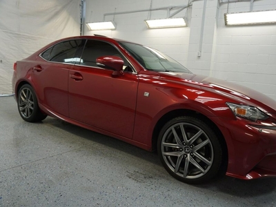Used 2015 Lexus IS 250 AWD *ACCIDENT FREE* CERTIFIED CAMERA NAV BLUETOOTH LEATHER HEATED SEATS CRUISE ALLOYS for Sale in Milton, Ontario