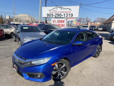 Used 2016 Honda Civic Touring Navi/Carplay/ Leather/Sunroof for Sale in Mississauga, Ontario