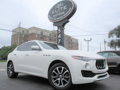 Used 2017 Maserati Levante NAVIGATION SYSTEM - 3-YEARS WARRANTY AVAILABLE !! for Sale in Burlington, Ontario