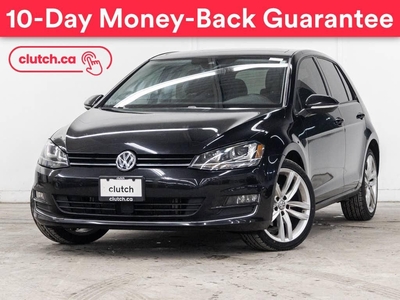 Used 2017 Volkswagen Golf Highline w/ Drive Assist & Sound Pkg w/ Apple CarPlay & Android Auto, Rearview Cam, Dual Zone A/C for Sale in Toronto, Ontario