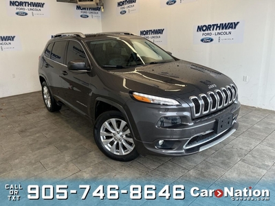 Used 2018 Jeep Cherokee OVERLAND V6 4X4 TECH PKG LEATHER ROOF NAV for Sale in Brantford, Ontario