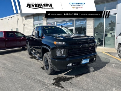 Used 2021 Chevrolet Silverado 2500 HD LTZ FULLY LOADED 6.6L TURBO DIESEL HEATED & COOLED SEATS MIDNIGHT EDITION HD SURROUND VISION TO for Sale in Wallaceburg, Ontario