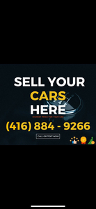 Get Your CAR SOLD Today!