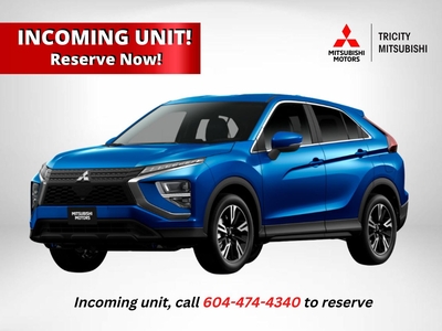 New 2024 Mitsubishi Eclipse Cross SE - Power Liftgate, Heated Seats, Dual Climate for Sale in Coquitlam, British Columbia