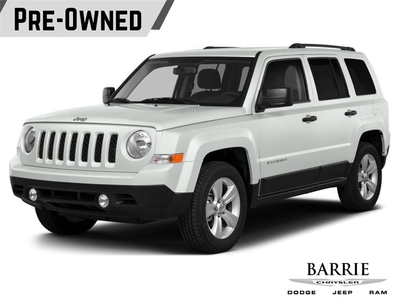 Used 2015 Jeep Patriot Sport/North LEATHER-FACED BUCKET SEATS I POWER 6-WAY DRIVER SEAT I ILLUMINATED CUPHOLDERS I HEATED FRONT SEATS I for Sale in Barrie, Ontario