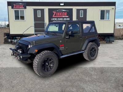 Used 2016 Jeep Wrangler SPORT NO ACCIDENT UPGRADED GRILL & WHEELS for Sale in Pickering, Ontario