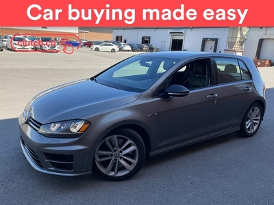 Used 2017 Volkswagen Golf R Base AWD w/ Technology Pkg w/ Apple CarPlay & Android Auto, Rearview Cam, Bluetooth for Sale in Toronto, Ontario