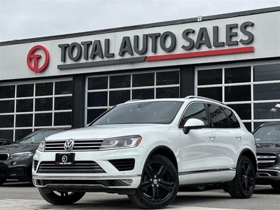 Used 2017 Volkswagen Touareg Wolfsburg Edition DYNA AUDIO NAVI PANO for Sale in North York, Ontario