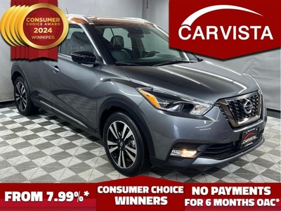 Used 2020 Nissan Kicks SR -LEATHER/FACTORY WARRANTY/LOCAL VEHICLE - for Sale in Winnipeg, Manitoba