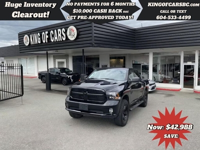Used 2023 RAM 1500 Classic Express 4x4 Crew Cab 57 Box for Sale in Langley, British Columbia