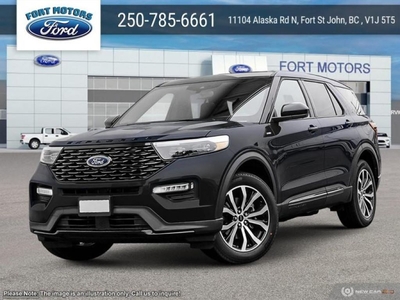 New 2023 Ford Explorer ST-Line - Sunroof for Sale in Fort St John, British Columbia