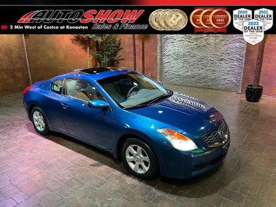 Used 2008 Nissan Altima Coupe - Heatd Lthr, Sunroof, 9in Scrn, Bose Stereo for Sale in Winnipeg, Manitoba