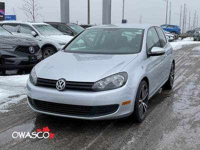 Used 2012 Volkswagen Golf 2.5L Trendline! Manual! Safety Included! for Sale in Whitby, Ontario