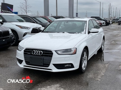 Used 2014 Audi A4 2.0L Rare Manual! Safety Included! for Sale in Whitby, Ontario