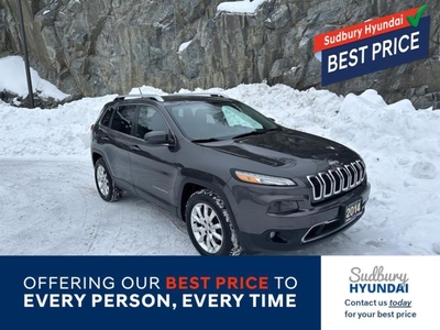 Used 2014 Jeep Cherokee 4 RM, 4 portes, Limited for Sale in Greater Sudbury, Ontario