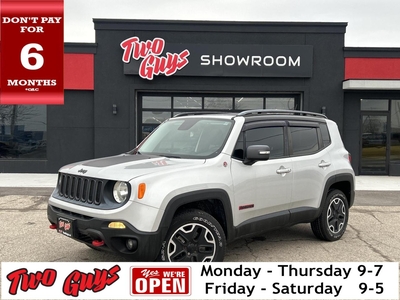 Used 2015 Jeep Renegade 4WD 4dr Trailhawk Leather Keyless Start for Sale in St Catharines, Ontario