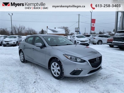 Used 2015 Mazda MAZDA3 GX - Bluetooth - Low Mileage for Sale in Kemptville, Ontario