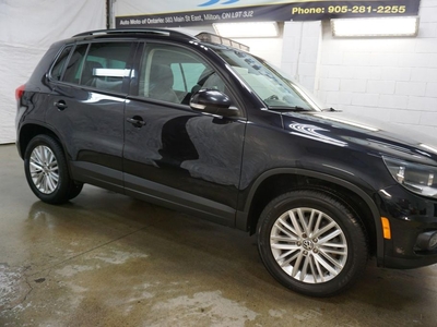 Used 2015 Volkswagen Tiguan COMFORTLINE *ACCIDENT FREE* CERTIFIED CAMERA NAV BLUETOOTH PANO ROOF CRUISE ALLOYS for Sale in Milton, Ontario
