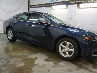 Used 2016 Chevrolet Malibu LS *ACCIDENT FREE* CERTIFIED CAMERA BLUETOOTH PUSH TO START CRUISE ALLOYS for Sale in Milton, Ontario