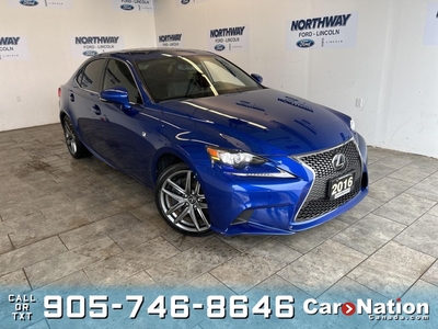 Used 2016 Lexus IS 350 F SPORT AWD LEATHER SUN ROOF NAV LOW KMS for Sale in Brantford, Ontario
