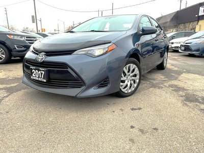 Used 2017 Toyota Corolla 4dr Sdn AUTO LE BLUETOOTH CAMERA NO ACCIDENT for Sale in Oakville, Ontario