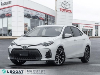 Used 2017 Toyota Corolla 4DR SDN CVT SE for Sale in Ancaster, Ontario