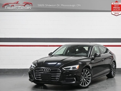 Used 2019 Audi A5 Sportback Technik No Accident 360CAM B&O Digital Dash for Sale in Mississauga, Ontario