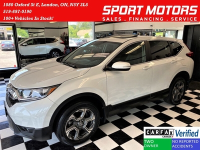 Used 2019 Honda CR-V EX-L+Leather+Roof+ApplePlay+LaneKeep+CLEAN CARFAX for Sale in London, Ontario