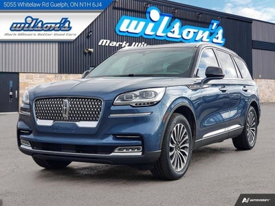 Used 2020 Lincoln Aviator Reserve AWD 3.0 V6 - Leather, Sunroof, Navigation, Heated+Cooled Seats, 360 Camera, New Tires! for Sale in Guelph, Ontario
