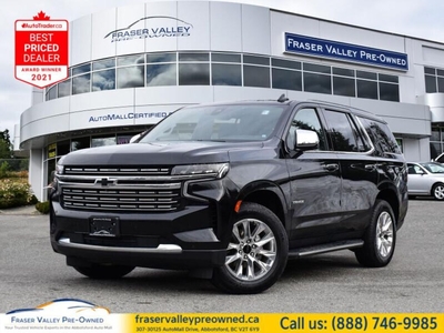 Used 2021 Chevrolet Tahoe Premier - Navigation - Cooled Seats - $282.05 /W for Sale in Abbotsford, British Columbia