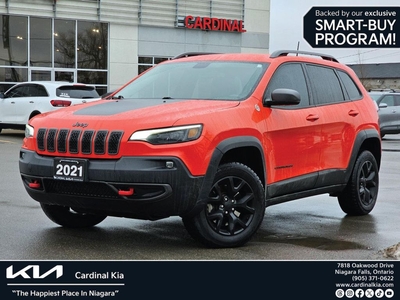 Used 2021 Jeep Cherokee Trailhawk, 4X4, Remote Stater, Heated Seats for Sale in Niagara Falls, Ontario