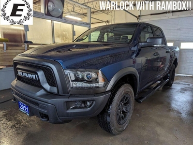 Used 2021 RAM 1500 Classic Warlock CREW CAB/RAMBOX/NAVIGATION!! for Sale in Barrie, Ontario
