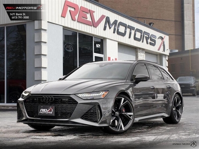 Used 2022 Audi RS 6 Avant 4.0 Bang&Olufsen 3D No Accidents No Lux Tax for Sale in Ottawa, Ontario