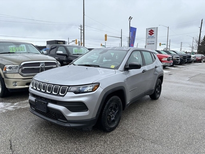 Used 2022 Jeep Compass Sport FWD ~Bluetooth ~Backup Cam for Sale in Barrie, Ontario