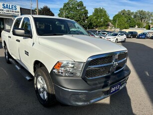 Used 2013 RAM 1500 ST, Full Crew Cab, 4X4, Alloy Wheels, Bluetooth for Sale in Kitchener, Ontario