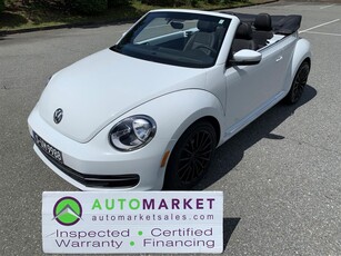 Used 2015 Volkswagen Beetle 1.8T CONVERTIBLE FINANCING, WARRANTY, INSPECTED W/BCAA MEMBERSHIP! for Sale in Surrey, British Columbia