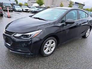 Used 2016 Chevrolet Cruze LT - 6AT for Sale in Richmond, British Columbia